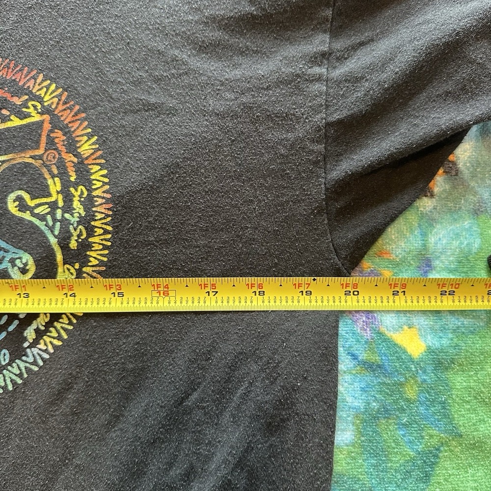 VTG Vans RARE RAINBOW Graphic Tshirt Black Skate Streetwear SZ S/M - Picture 8 of 9
